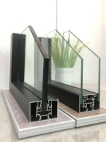 Cloison de séparation de bureau en verre simple avec cadre en aluminium anti-impact de 26 mm pour hôpital, école, gymnase