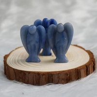 Vente en gros d'anges en cristal naturel de 1,5 pouce et 2 pouces, en quartz rose et améthyste, pour cadeau