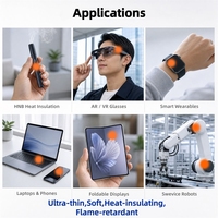 Matériau d'isolation en aérogel ultra-fin et flexible, adapté aux appareils dotés d'un espace limité, tels que les téléphones