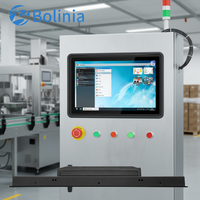 21.5 23.6 Inch Industrial Panel PC Fanless Rugged IP65 Touch Screen All in One Computer for Factory Automation PLC Control HMI