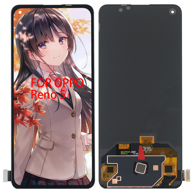 Wholesale Mobile Phone Lcds for oppo Reno 5 Pro Lcd Touch Screen for OPPO Reno 2 2F 3 4 5 6 Touch Screen Replacement