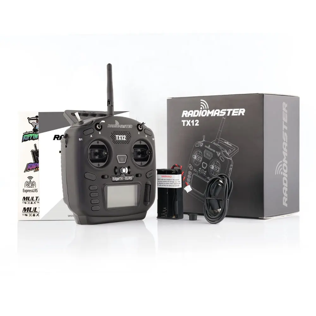RadioMaster TX12 MkII 16CH Transmitter With Hall Gimbals ELRS/Crossfire FPV Quadcopter TX
