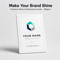 Tarjetas de Visita de Cartulina Blanca Premium, Impresión Personalizada de Alta Calidad para Uso Profesional Corporativo, Suministro de Fábrica al por Mayor