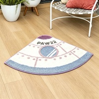 Tapis personnalisé en forme de fusée, tufté à la machine, doux et moelleux, tapis spatial antidérapant pour chambre d'enfant garçon, décoration spatiale