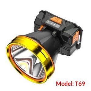 ไฟฉายคาดศีรษะ LED สีส้มแบบชาร์จได้ ปรับลำแสงได้ ควบคุมด้วยเซ็นเซอร์ กันน้ำระดับ IP65 สำหรับการตั้งแคมป์ - Product Image 6