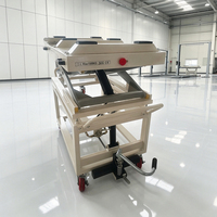 Chariot de service pour batteries de véhicules électriques, plateforme coulissante, élévateur à ciseaux, capacité 500 kg, pour l'entretien et la réparation des batteries de véhicules à énergie nouvelle