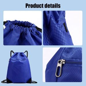 Custom Logo Oxford Fabric Cinch Gym Sack Plain <b>Waterproof</b> Backpack Promotional Gift Sport <b>Drawstring</b> <b>Bag</b> - Product Image 3