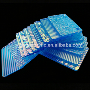 Feuilles acryliques stratifiées en PMMA à motifs, holographiques, réfractantes, multicolores, irisées, dichroïques, couleur arc-en-ciel, en gros - Product Image 5