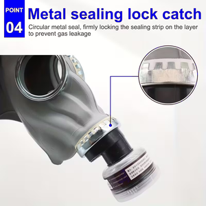 Masker Gas Tipe 59 Berkualitas Tinggi Baru, Pelindung Gas dengan Filter Karbon Aktif, Masker Debu yang Dapat Digunakan Kembali - Product Image 5