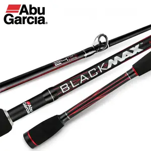 Original Abu Garcia marca Max negro BMAX dos secciones de pesca señuelo Rod 1,98 m 2,13 m 2,44 m de carbono girando pesca Stick