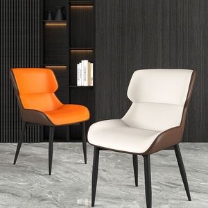 Sedia da Pranzo <span class=keywords><strong>in</strong></span> <span class=keywords><strong>Pelle</strong></span> Moderna e Lussuosa, Resistente, <span class=keywords><strong>per</strong></span> <span class=keywords><strong>Cucina</strong></span>, Ufficio e Soggiorno, Sedia Ergonomica - Product Image 3