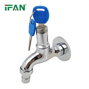 IFAN Free Sample Anti-Theft 1/2" 3/4" Inch Alloy Garden Taps Outdoor Water Bibcock