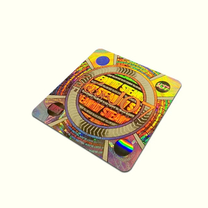 Etiquetas Holográficas Decorativas de Vinilo con Corte de Contorno Personalizado, Impresión Colorida, Arcoíris, Láser - Product Image 2