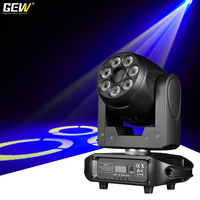 Projecteur LED DMX à tête mobile 7x15W RGBW + 80W Spot Beam Wash pour DJ, bar, discothèque, KTV, soirée, spectacle
