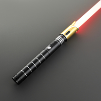 Murah Star the Wars Cosplay Saber Metal Hilt Lightsaber pisau Dueling berat anak-anak menyala pedang Laser ruang prajurit mainan terinspirasi