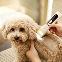 Tondeuse à poils pour animaux USMILEPET, nouvelle, 5 vitesses, sans fil, rechargeable, avec lumière LED et écran digital, pour chiens et chats