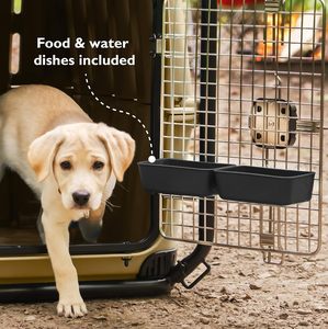Cage de transport pour chien Mammoth Guardian, 36 pouces, robuste, décontractée, pour chiots, chiens de petite, moyenne et grande taille, sécurisée, avec 3 verrous à boulons, pour l'aventure - Product Image 5