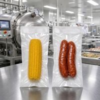 Sachet plat transparent en film laminé nylon BOPA RCPP pour aliments préparés et repas surgelés, emballage en vrac, usine ODM