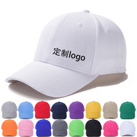 Casquette de baseball unisexe en polyester de couleur unie, protection solaire, avec logo brodé personnalisé et impression