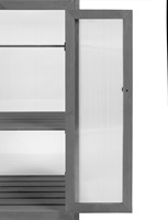 Serre en bois Durable de haute qualité 70x50x120cm imperméable à l'eau résistant à la corrosion adaptée à la Protection du planteur de fleurs de jardin