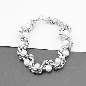2026 New Simple Popular Design Handmade Pearl <b>Beaded</b> <b>Bracelet</b> Titanium Steel Light Luxury Women's <b>Bracelets</b> Fashion Jewelry - Product Image 2
