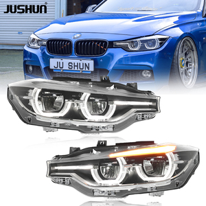 JUSHUN <strong>LED</strong> <strong>Headlights</strong> for BMW 3 Series F30 F35 M3 F80 2013-2019 <strong>LED</strong> Dynamic signal White Daytime Running Lights - Product Image 1