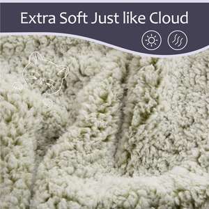 Fleece Throw Ultra Soft Warm Bed Blanket Microfiber Cozy Blanket for Bed Sofa Lightweight Fuzzy Thick Reversible Couch Blanket - Product Image 6