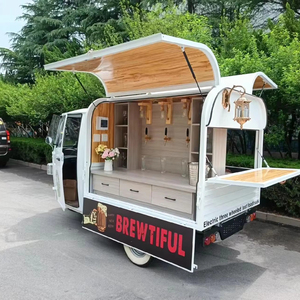 Camión de Comida Eléctrico Piaggio Ape a Precio de Fábrica, Logotipo Personalizado, Carrito de Bebidas Móvil de 3 Ruedas, Vehículo Profesional para Venta Ambulante - Product Image 1