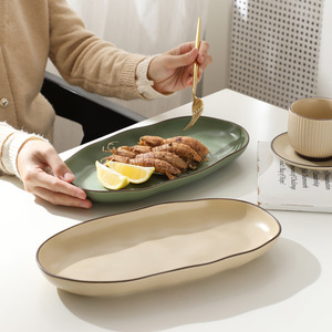 2025จานปลาสุดสร้างสรรค์สไตล์นอร์ดิกย้อนยุคใหม่เครื่องใช้ในครัวเรือนดีไซน์คลาสสิกจานนึ่งปลาระดับไฮเอนด์ - Product Image 2