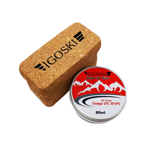 IGOSKI Cire de <span class=keywords><strong>ski</strong></span> et de snowboard portable Cirage rapide sans fer Pâte de liège liquide Crème de polissage pour snowboard - Product Image 4