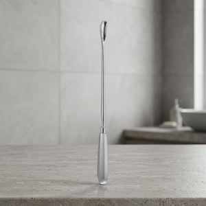 Cuzzi Ovum Curette Blunt Back Serrated 14.5mm Instrumento Quirúrgico Clase I Certificado CE Operación Manual - Product Image 2