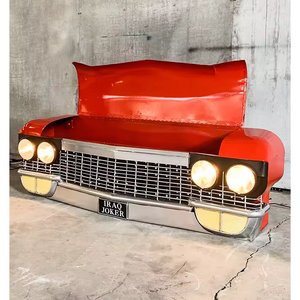 Vendita all'ingrosso Punk Car modello anteriore scultura per decorazioni per la casa mobili di stoccaggio per arredamento <span class=keywords><strong>Vintage</strong></span> modello di auto cassetto in metallo - Product Image 1