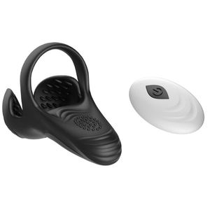 Anneau <span class=keywords><strong>de</strong></span> Masturbation Électrique pour Homme, Anneau Vibrant Électrique en Silicone Rechargeable, Anneau <span class=keywords><strong>de</strong></span> Retardement Masculin, Appareil <span class=keywords><strong>de</strong></span> Bien-être Intime - Product Image 6