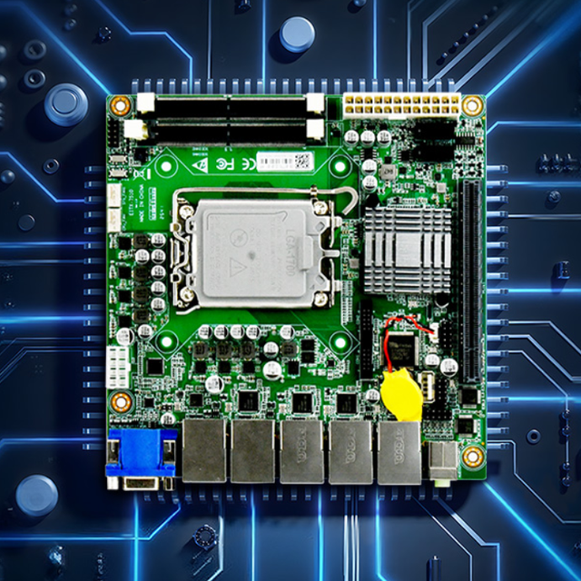 New Intel H610 Mini ITX Motherboard LGA1700 Dual DDR5 64GB 5 LAN USB 3.0 SATA 12th 13th 14th Gen Desktop Processor