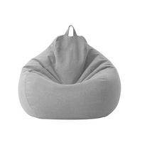 Fauteuil multifonctionnel moderne et minimaliste pour salon, best-seller, direct usine, en tissu, fauteuil paresseux, pouf-lit, une place