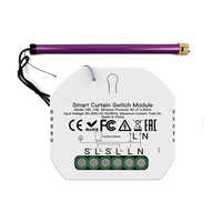 Tuya Smart WiFi Module de rideau Interrupteur de store pour volet roulant Moteur électrique Smart Life App Control Fonctionne avec Alexa Google Home