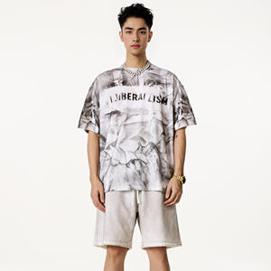 Camiseta de Manga Corta para Hombre, de Alta Calidad, 100% Algodón, Tejido Antiarrugas, Casual, Básica, Transpirable, Corte Regular, Ligera para Verano - Product Image 2