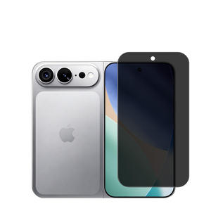 Factory Custom High Quality Anti Scratch Outer 9H Tempered Glass Privacy Screen <b>Protector</b> for iPhone Duo Anti Fingerprint Oil - Product Image 1