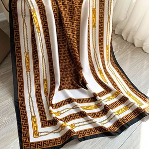 Khăn Choàng Lụa Dài Vết Bẩn Lớn Cho Nữ Sản Xuất Khăn Trùm Đầu In Chữ Thiết Kế Sang Trọng Khăn Trùm Đầu Khăn Choàng Khăn Choàng Lụa Dài Cho Nữ - Product Image 6