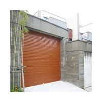 Portes extérieures d'hôtel modernes Emperor Fine EF Porte à enroulement Volet roulant automatique Télécommande Grain de bois Ignifuge Autre