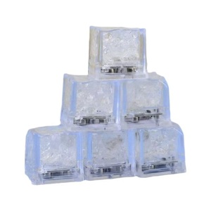 Glaçons lumineux LED <span class=keywords><strong>en</strong></span> plastique imperméable multicolores, capteur <span class=keywords><strong>de</strong></span> liquide, boissons, fête du Nouvel An - Product Image 5