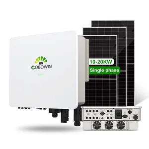 Cobowinハイブリッドインバーター3フェーズ10kw15kw 20kw 30kwETシリーズオンオフグリッドソーラーインバーターMpptコントローラー付き価格