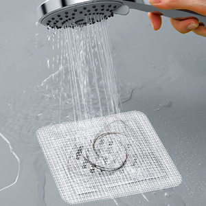 Disposable Hair Drain Catcher Mesh Anti-blocking Filter Floor Drains Sticker Shower Cover Kitchen Bathroom <b>Sink</b> <b>Strainer</b> Stopper - Product Image 5