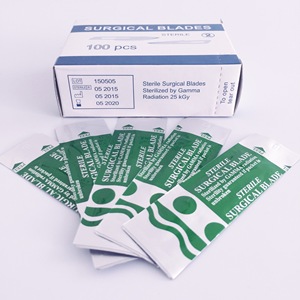 Lame chirurgicale médicale jetable de <span class=keywords><strong>Scalpel</strong></span> d'acier inoxydable de carbone - Product Image 5