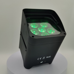 Control inalámbrico 6*18W RGBWA + UV 6 en 1 Batería LED Uplight recargable eventos boda fiesta escenario Navidad fábrica - Product Image 4