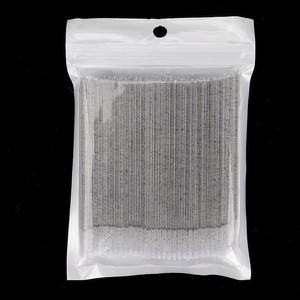 100 Unidades de Hisopos Desechables de Microfibra de Algodón, Color Cristal, Herramienta de Microaplicación para Extensiones de Pestañas - Product Image 5