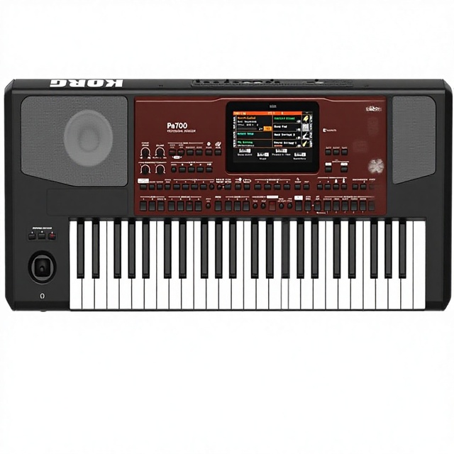 Jelo Brand New Korg Pa700 Digital Portable 61-Key Arranger Workstation with Headphone Jack 10kg Lightweight Universal Voltage