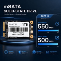 SSD MSATA Industrial para Transporte Aéreo, 128 GB, Funcionamiento Estable a Largo Plazo para Señalización Digital y Pantallas Publicitarias