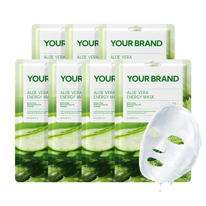 Masque facial hydratant et apaisant à l'aloe vera, marque privée, beauté fruitée, pour tous types de peaux - Product Image 3