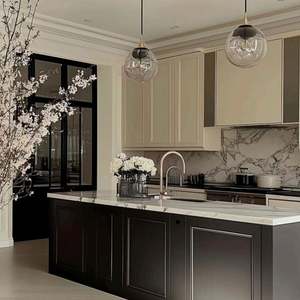 Design Modern Kitchen Island Sideboard Wooden <b>Cabinet</b> - Product Image 4